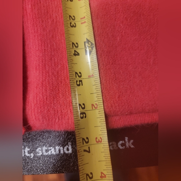 Qu'est-ce Que C'est 100% Argentine Cashmere Women's Pink Cardigan - Picture 10 of 12